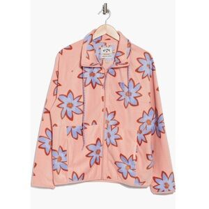 NWT Billabong Boundary Zip Up Fleece Jacket Size XS